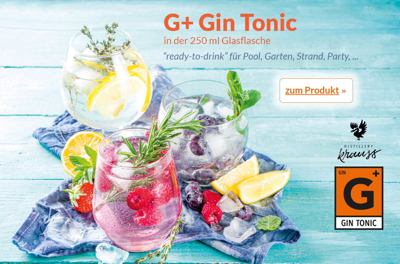 Produktbewerbung G+ Gin Tonic