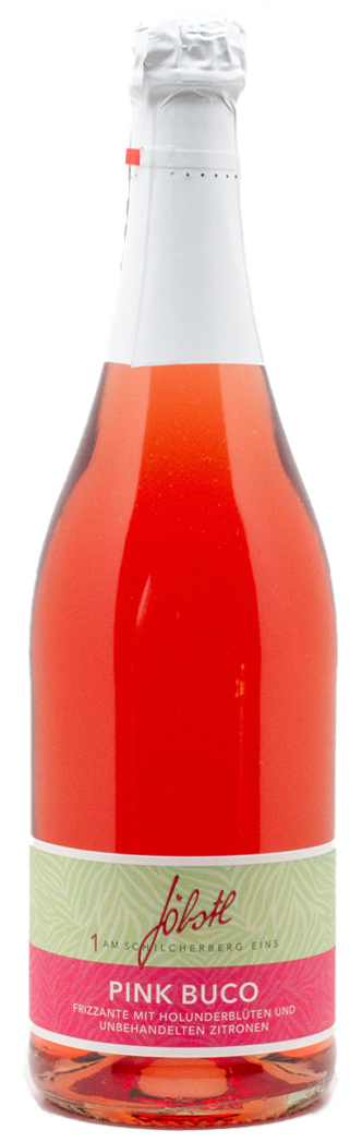 Foto einer Flasche Pink Buco