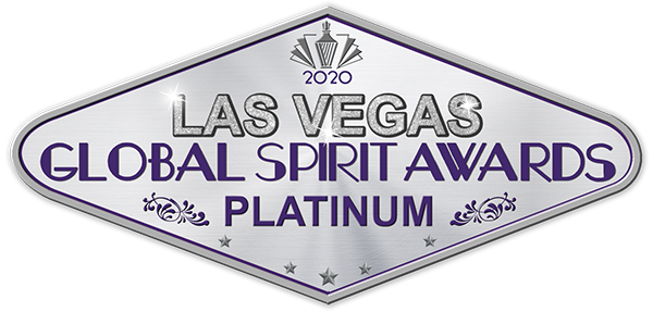Plakette LA Global Spirit Awards Platinum